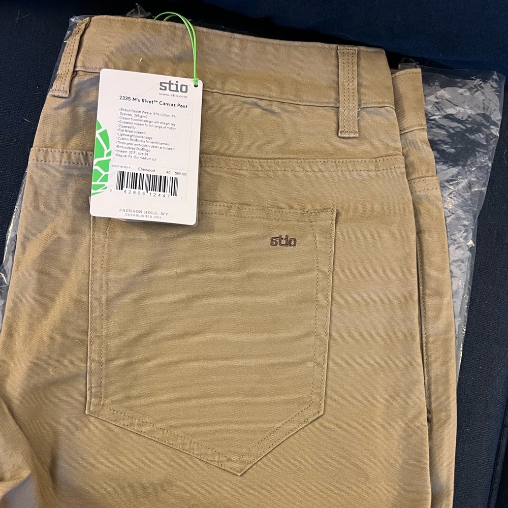- Stio Men’s Rivet Canvas Pant.